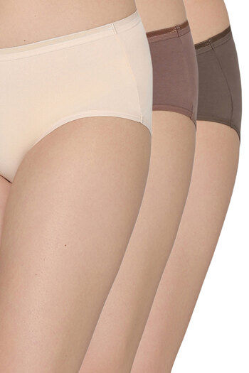 Buy Wacoal Medium Rise Half Coverage Hipster Panty (Pack of 3) - Multicolor